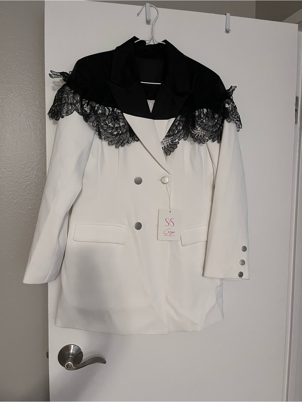 Black and White Blazer